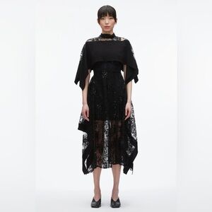 3.1 PHILIP LIM Sequin Lace Flounce Dress